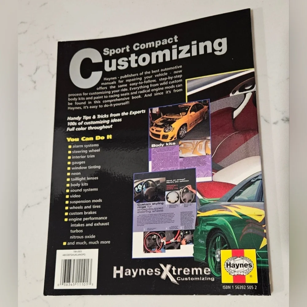 BOGO Haynes Xtreme Sport Compact Customizing Car Manual Paperback